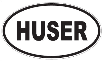 HUSER - Oval Magnet