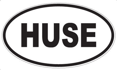 HUSE - Oval Magnet