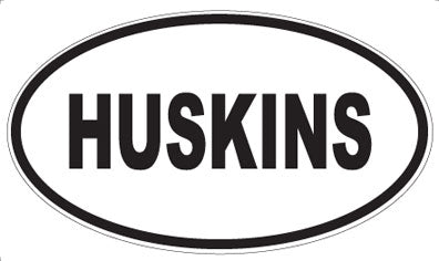 HUSKINS - Oval Magnet