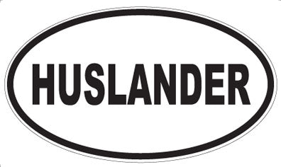 HUSLANDER - Oval Magnet