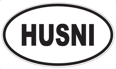 HUSNI - Oval Magnet