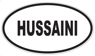 HUSSAINI - Oval Magnet