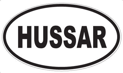 HUSSAR - Oval Magnet
