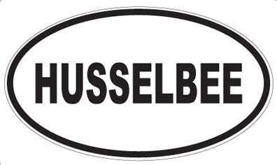HUSSELBEE - Oval Magnet