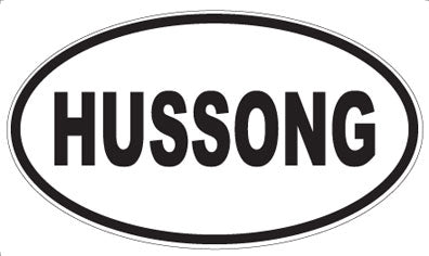 HUSSONG - Oval Magnet