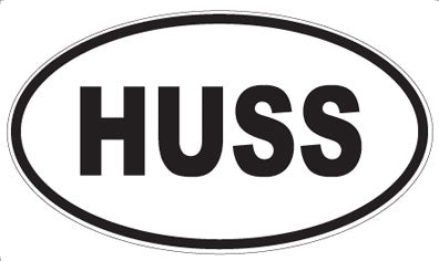 HUSS - Oval Magnet