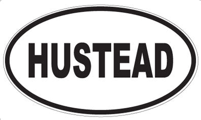 HUSTEAD - Oval Magnet