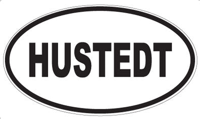 HUSTEDT - Oval Magnet