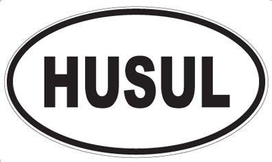HUSUL - Oval Magnet