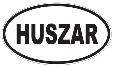 HUSZAR - Oval Magnet