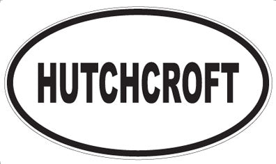 HUTCHCROFT - Oval Magnet