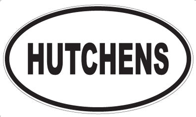 HUTCHENS - Oval Magnet