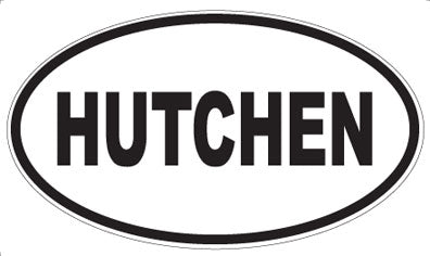 HUTCHEN - Oval Magnet