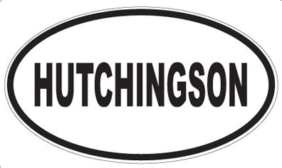 HUTCHINGSON - Oval Magnet