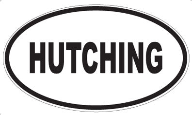 HUTCHING - Oval Magnet
