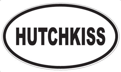 HUTCHKISS - Oval Magnet