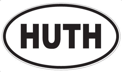 HUTH - Oval Magnet