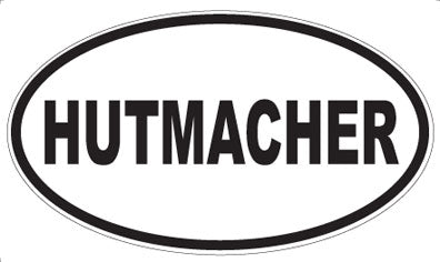 HUTMACHER - Oval Magnet
