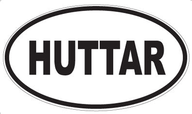 HUTTAR - Oval Magnet