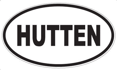 HUTTEN - Oval Magnet