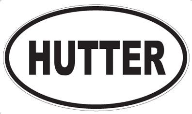 HUTTER - Oval Magnet