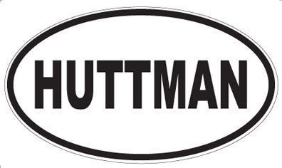 HUTTMAN - Oval Magnet