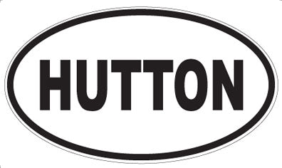 HUTTON - Oval Magnet