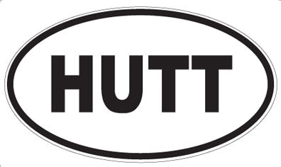 HUTT - Oval Magnet