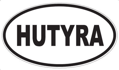 HUTYRA - Oval Magnet