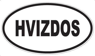 HVIZDOS - Oval Magnet