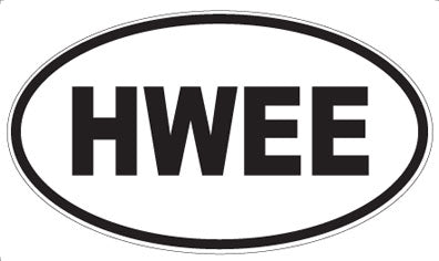 HWEE - Oval Magnet