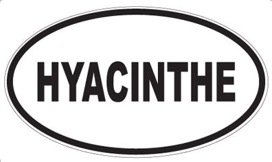 HYACINTHE - Oval Magnet