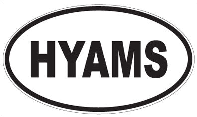 HYAMS - Oval Magnet