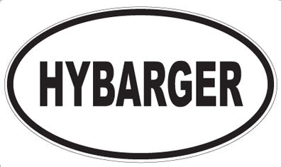 HYBARGER - Oval Magnet