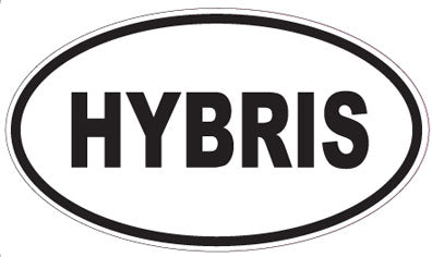 HYBRIS - Oval Sticker