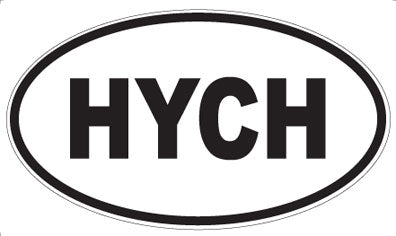 HYCH - Oval Magnet