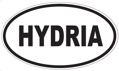 HYDRIA - Oval Sticker