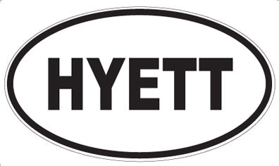 HYETT - Oval Magnet