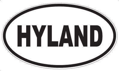 HYLAND - Oval Magnet