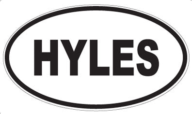 HYLES - Oval Magnet