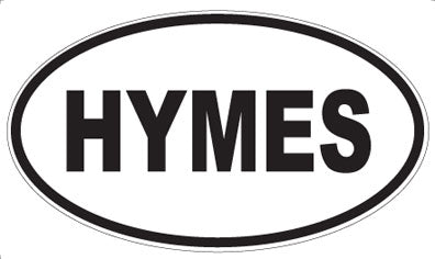 HYMES - Oval Magnet