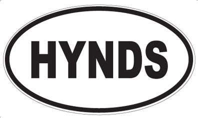 HYNDS - Oval Magnet