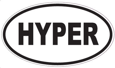 HYPER - Oval Magnet