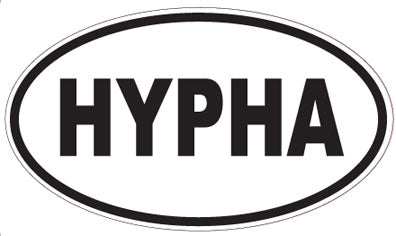 HYPHA - Oval Sticker
