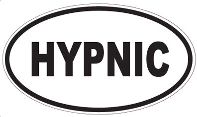 HYPNIC - Oval Sticker