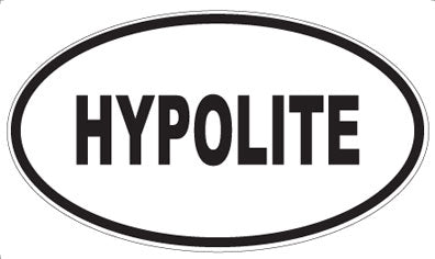 HYPOLITE - Oval Magnet