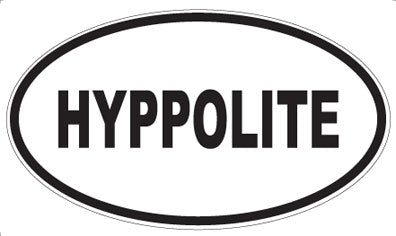 HYPPOLITE - Oval Magnet