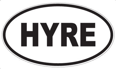 HYRE - Oval Magnet