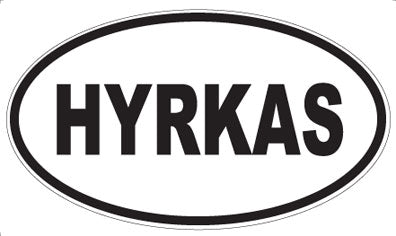 HYRKAS - Oval Magnet