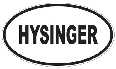 HYSINGER - Oval Magnet